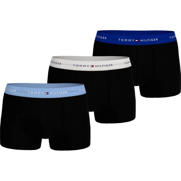 Tommy Hilfiger 3-Pack Men's Boxer Briefs Black Cotton Comfortable Egyéb