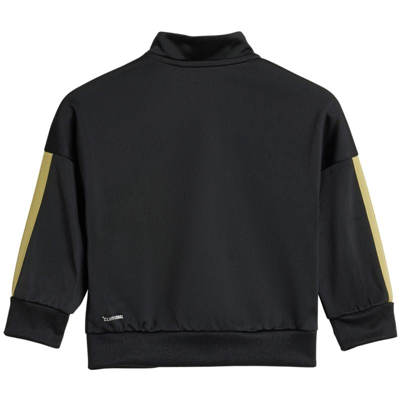 adidas Essentials Climacool Kids Tracksuit Black and Gold JC8857