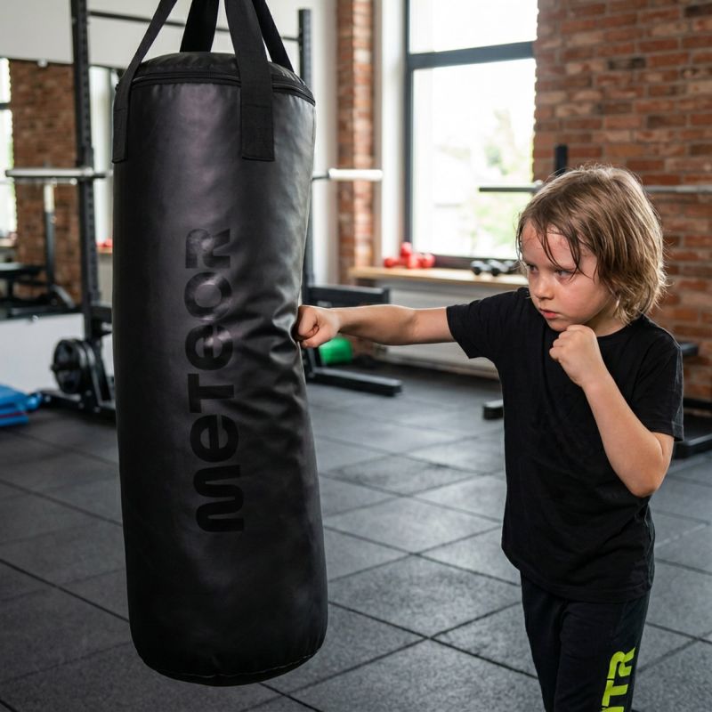 Meteor 12 kg punching bag, filled, training uniw training equipment, punching bags