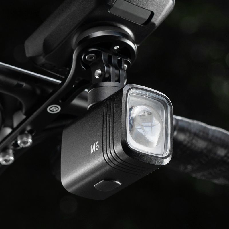 Rockbros M6 1000 lm front rechargeable bike light 2800 mAh - black
