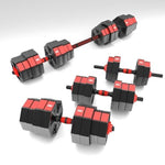 HMS Composite dumbbell SGC40 40kg + barbell póló 17-57-032