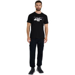 4f Men's T-shirt M2359 deep black 4FWAW25TTSHM2359 20S Ruházat