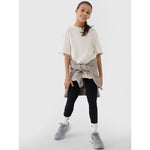4F Girls' oversize plain T-shirt póló 4FJWSS25TTSHF1851-12S
