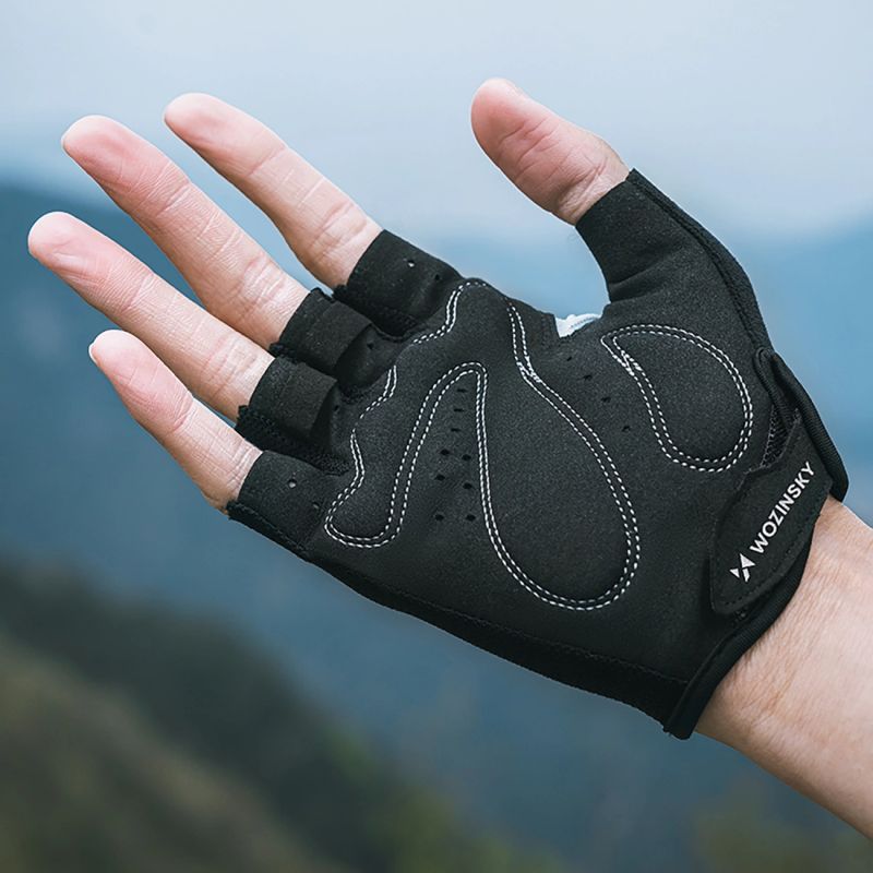 Wozinsky WRR-02L Cycling Gloves Size - Gray szürke kesztyű -198890