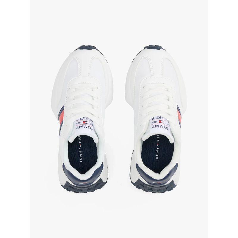 Tommy Hilfiger women's FLAG LOW CUT LACE-UP SNEAKERS T3X9-33877-1695X336-X336 WHITE/BLUE kék utcai cipő