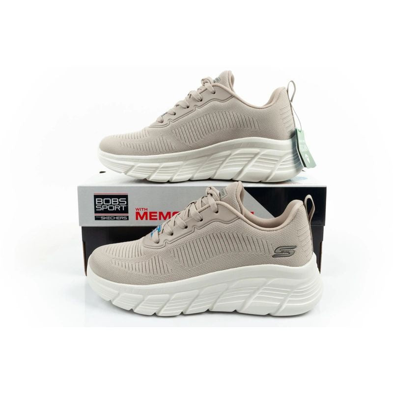 Skechers Bobs B Flex women's sneakers, fashionable beige bézs utcai cipő