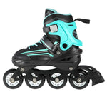 NILS Extreme NH18190 2in1 roller skates, black and blue, size S (29-33), with replaceable hockey blade kék görkorcsolya