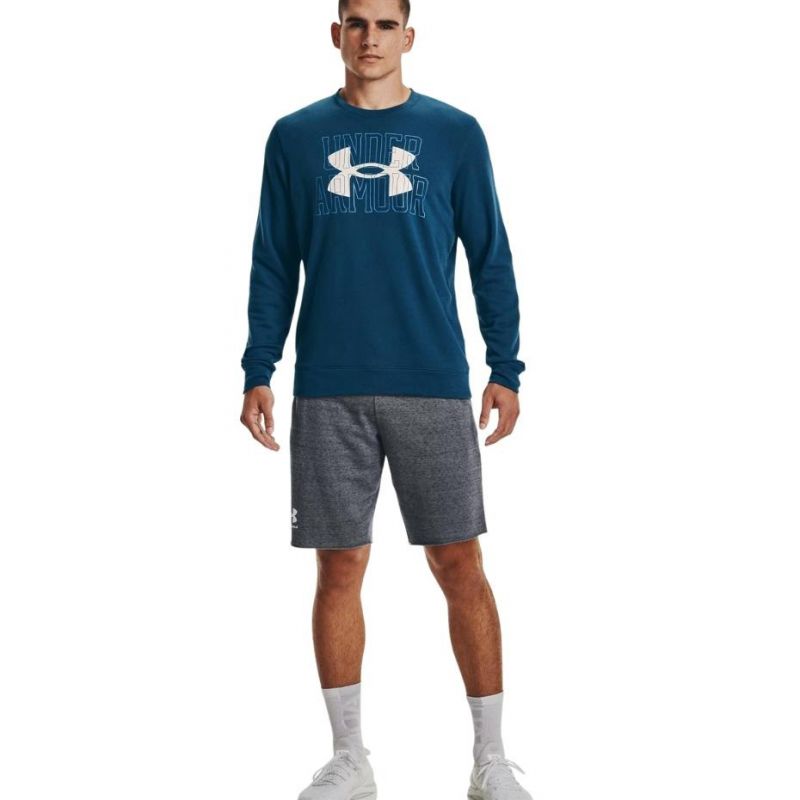 Under Armour Armor UA Rival Terry Logo Crew M 1370391 458 sweatshirt Pulóver
