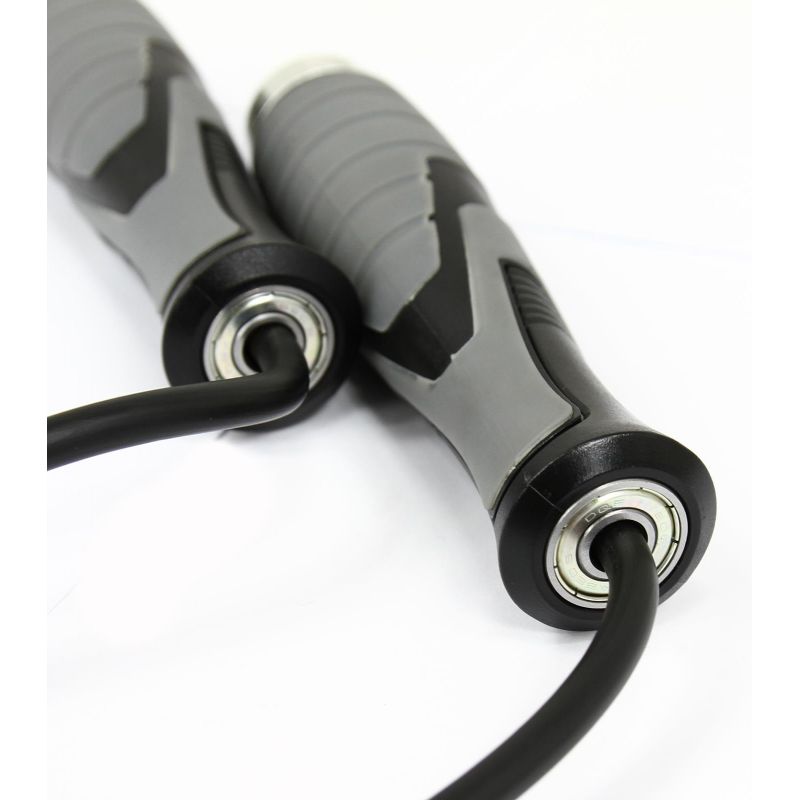Body Sculpture Speed skipping rope with 2 x 100g weights BK szürke edzőfelszerelés BK256