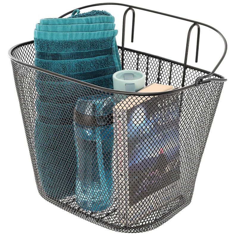Enero Front Metal Bicycle Basket For Towing