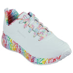 Skechers Women's UNA LITE EXUBERANT HEARTS Sneakers 177976 WMLT cipő