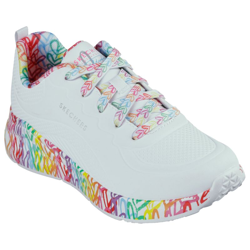 Skechers Women's UNA LITE EXUBERANT HEARTS Sneakers 177976 WMLT cipő