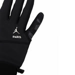 Paris Saint-Germain Air Jordan Paris Hyperstorm Fleece PSG Unisex Winter Gloves - fekete kesztyű