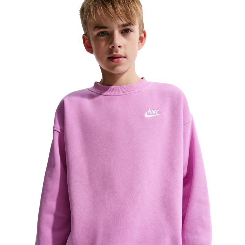 Nike Sportswear Club Fleece Kids' Sweatshirt FD2923 rózsaszín pulóver