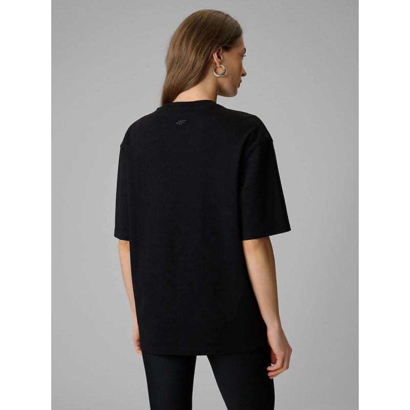 4F Women's loose T-shirt with print póló