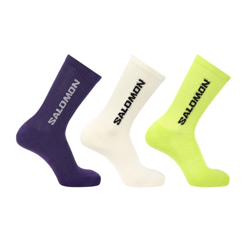 Salomon Everyday Crew 3-Pack Vanilla Ice/Acid Lime/Deep Blue 42 / 44 kiegészítő LC2911200