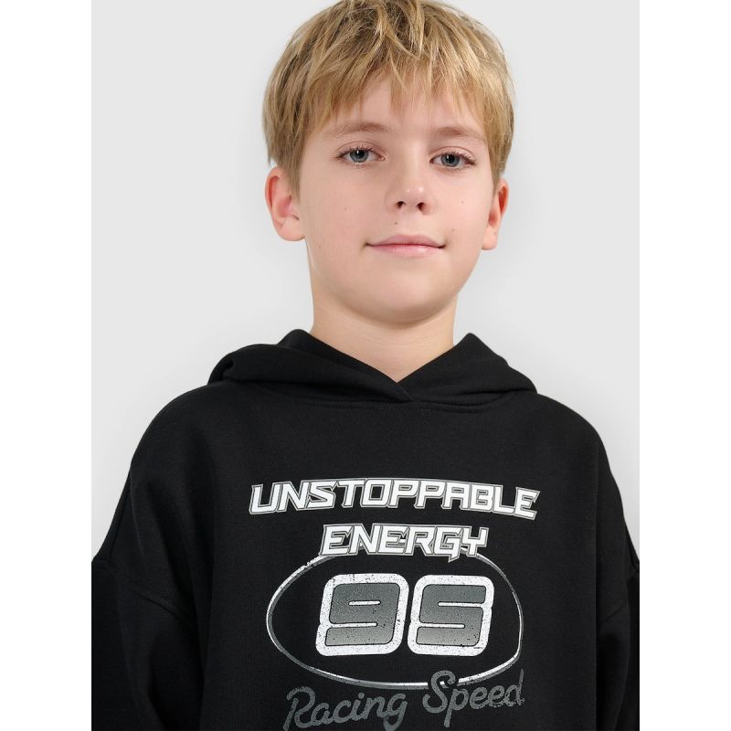 4F Boy's loose sweatshirt with hood 158/164 kapucnis pulóver 4FJRSS26TSWSM2814-20S