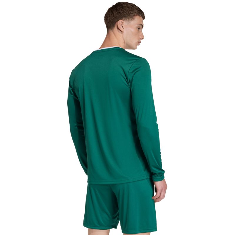 Men's adidas Entrada 26 Long Sleeve Jersey green KF5846 zöld hosszú ujjú mez