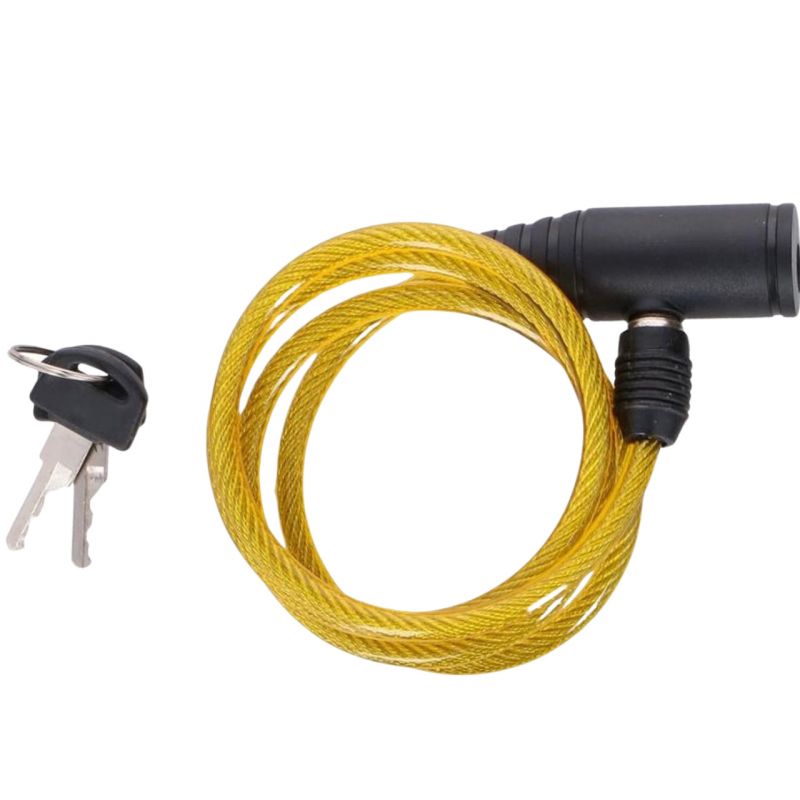 Dunlop bicycle lock 0.6x90 cm sárga kiegészítő 2082585