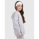 Girls' sweatshirt with hood, open, 4F 4FJWMM00TSWSF1862-25M kapucnis pulóver