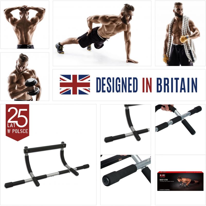 Body Sculpture Body Gym BB 268 Multifunctional Bar fekete edzőfelszerelés BB268