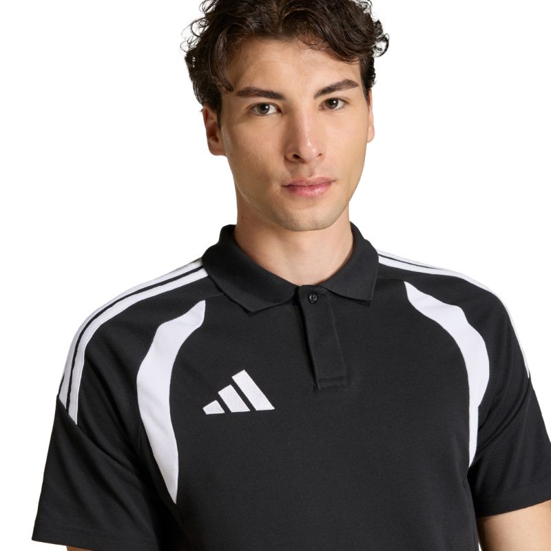 Adidas Tiro 26 League Men's Black póló fekete férfi galléros póló KF3397