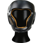MASTERS FIGHT EQUIPMENT KSS-PU-BLACK boxing helmet fekete védőfelszerelés 02501-M