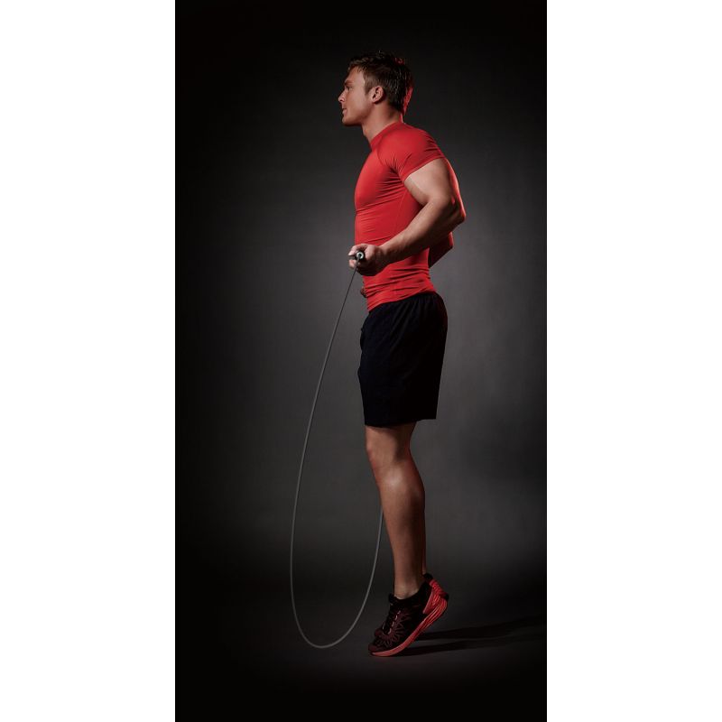 Body Sculpture Speed skipping rope with 2 x 100g weights BK szürke edzőfelszerelés BK256