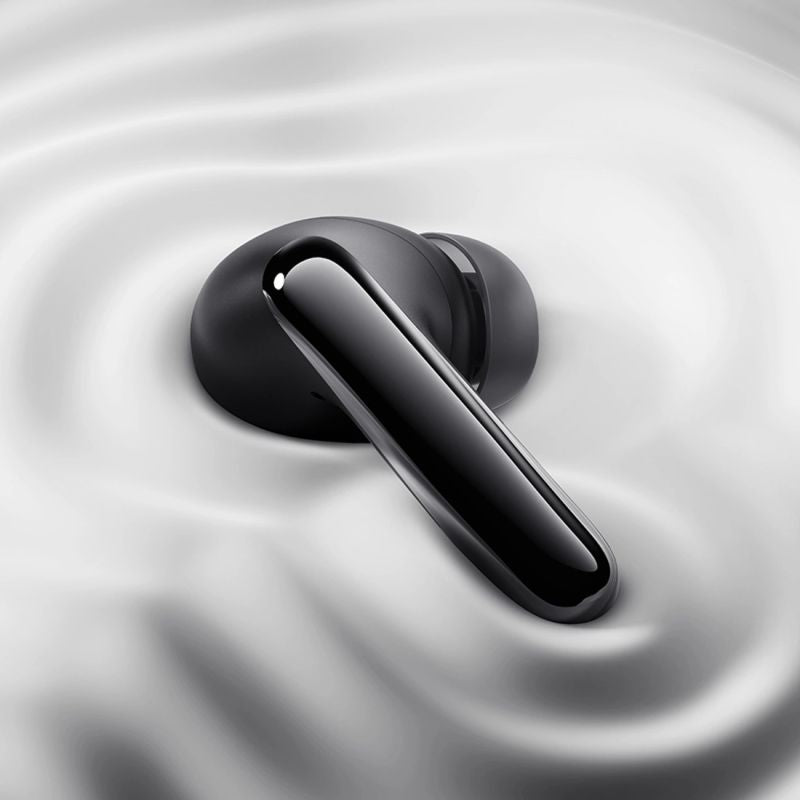 head QCY Melobuds N60 Wireless In-Ear Headphones with LDAC and ANC Noise Cancellation - Black czarny headsets