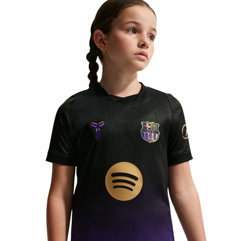 Nike FC Barcelona Stadium Away 2026/27 Kids' Jersey Purple- fekete ruházat II1674505