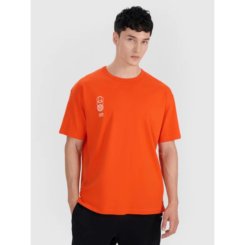 4f Men's oversize printed T-shirt 4FRSS25TTSHM2652-70S General