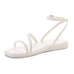Crocs Miami Ankle Strap Sandal In Chalk