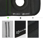Rockbros sports protector for patella and knee joint, size - black fekete protectors and knee pads