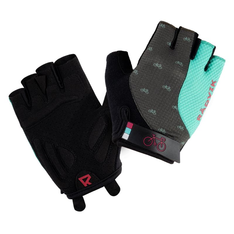 Radvik round cycling gloves W fekete gloves, gloves