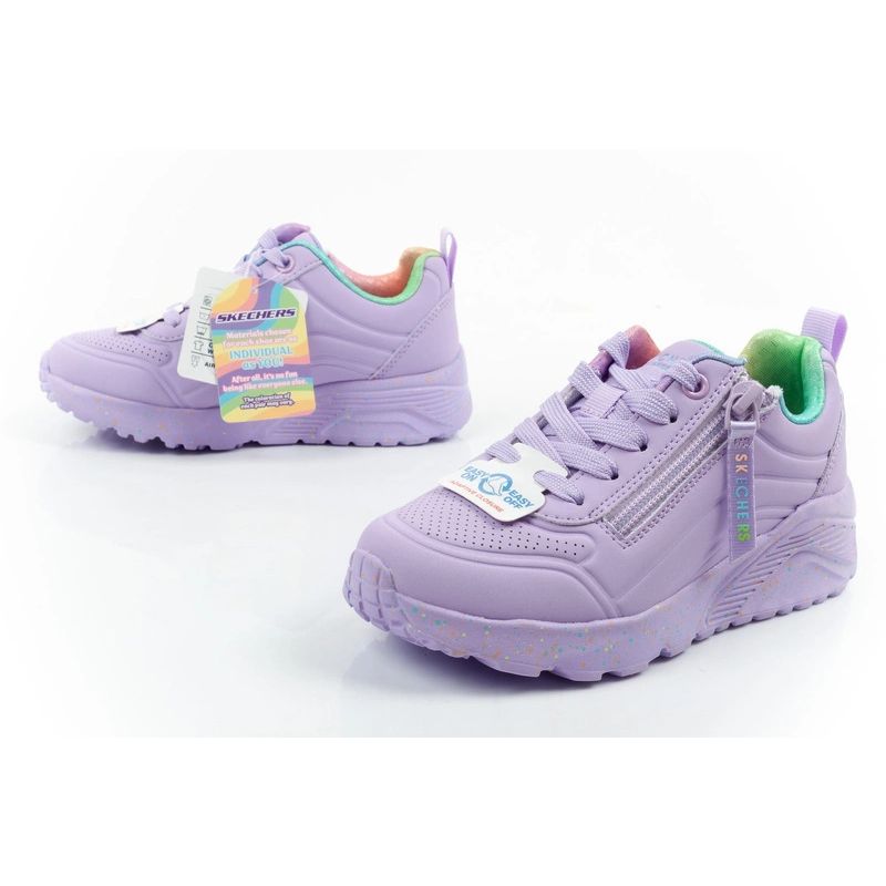 Skechers Uno Lite children's sports sneakers purple comfortable lila utcai cipő