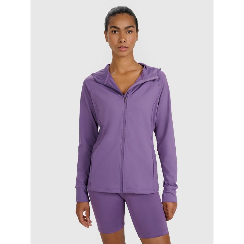 Women's quick-drying regular training sweatshirt 4F 4FWAW25TFSWF585-53S pulóver