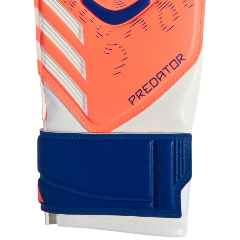 adidas Predator Glove Training Kids Goalkeeper Gloves White and Orange JN5361 Kiegészítő