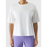 Women's oversize printed T-shirt 4F 4FRSS24TTSHF2089-11S póló