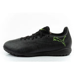 Puma men's sports Future 8 Play TT turf football black green zöld focicipő