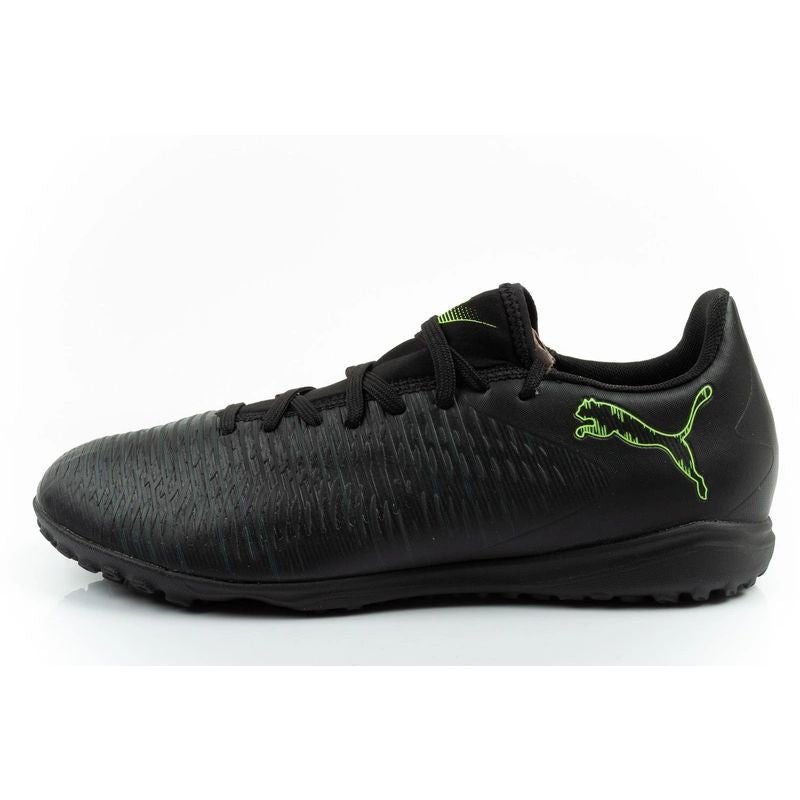 Puma men's sports Future 8 Play TT turf football black green zöld focicipő
