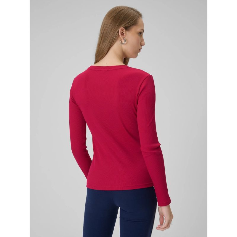 4F Women's long sleeve slim ribbed knit ruházat