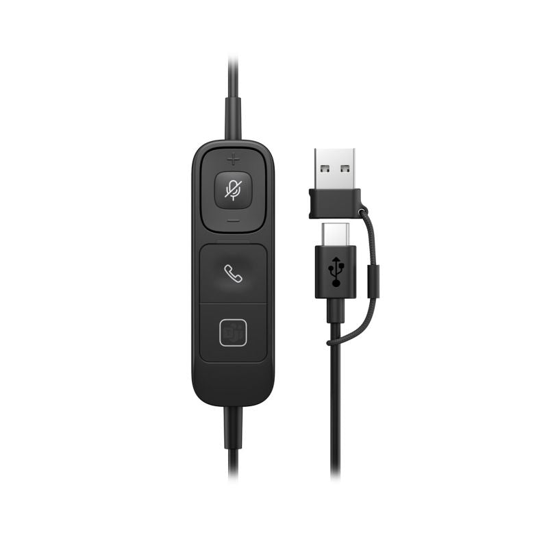 HP Poly Mission 615 Monaural USB Wired Headset