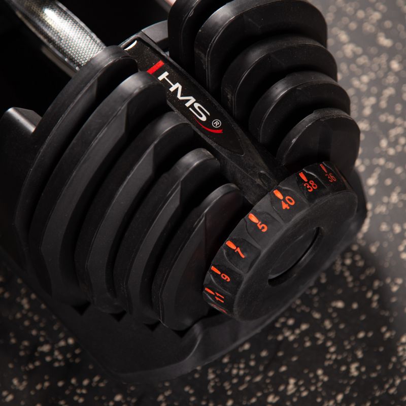 HMS SR80 Adjustable Barbell fekete póló 17-59-151