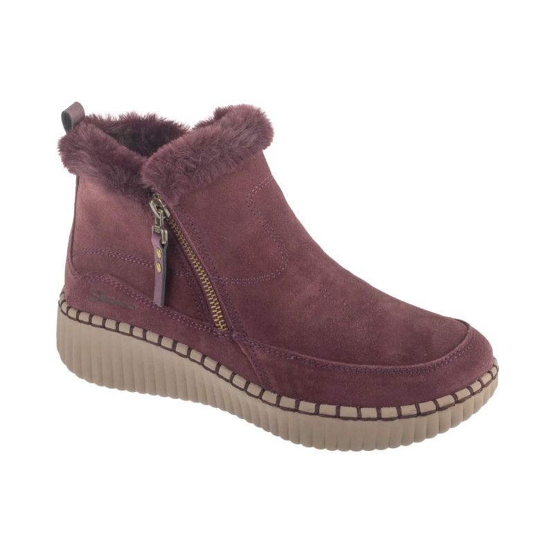 Skechers Wilshire Blvd - Fresh Zip, Size bordó utcai cipő 168108-WINE