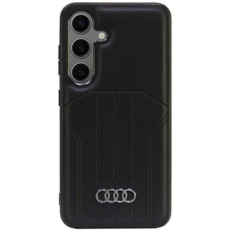Audi Synthetic Leather MagSafe S24 S921 /black hardcase AU-TPUPCMS24-Q5/D1-BK fekete cases