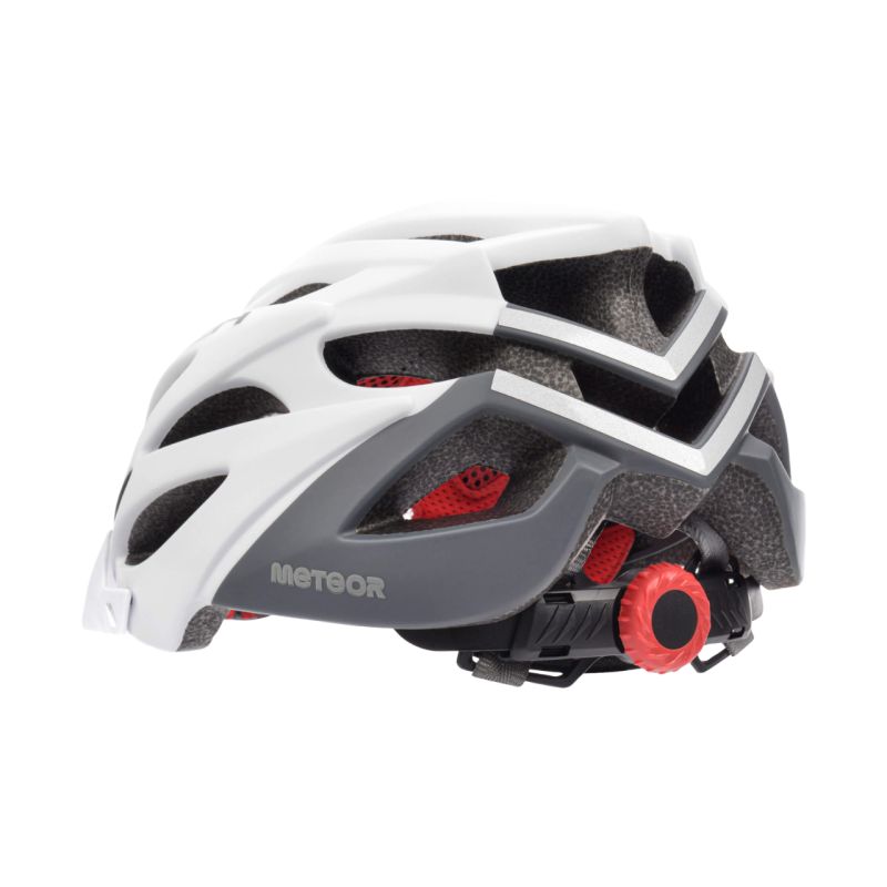 Meteor Marven Helmet L 58-61 cm white- szürke kiegészítő 24725