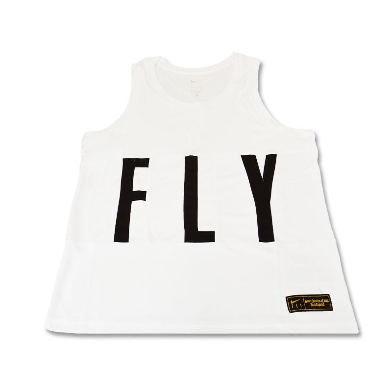 Nike Swoosh Fly Jersey Wmns White/Black - DC7907-100 fekete mez