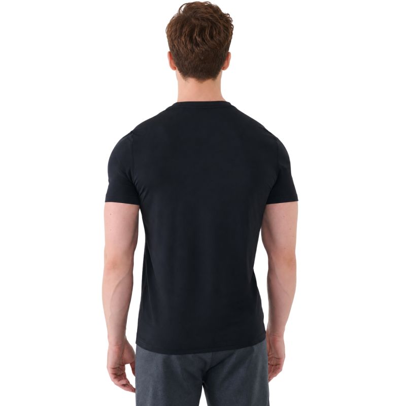 4F Men's T-shirt M1785 deep 20S fekete ruházat 4FWSS26TFTSM178520S
