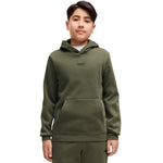Puma ESS Small No. 1 Logo Centered Hoodie for Kids 692976 khaki gyerek kapucnis pulóver 69297686
