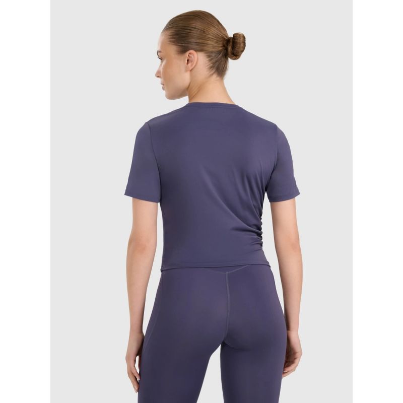 Women's quick-drying yoga and pilates top 4F 4FWAW25TFTSF1524-31S